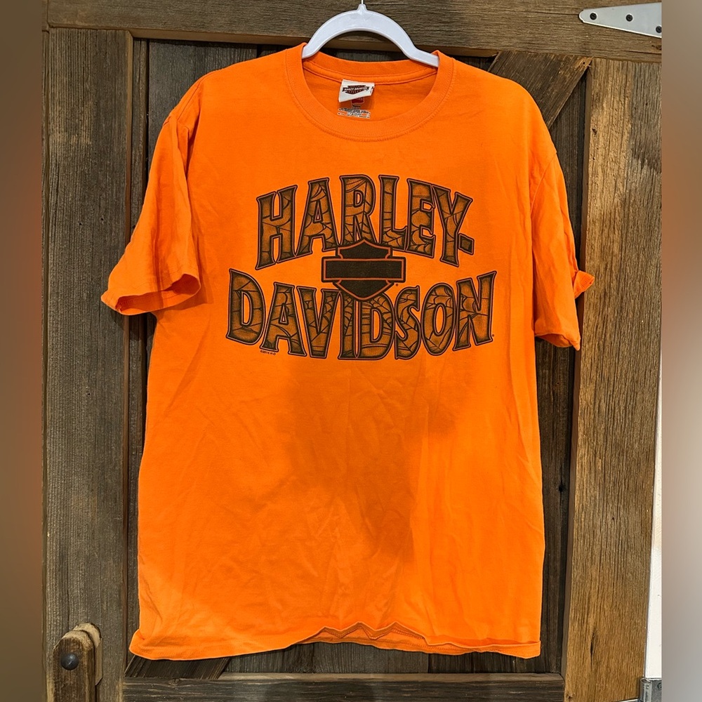 Y2K Vintage Harley Davidson Shirt, Large